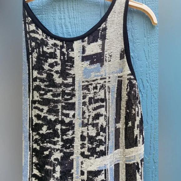 Nic + Zoe Crosstown Twirl Fit & Flare Knit Dress Sleeveless Tank Summer M - Picture 4 of 7